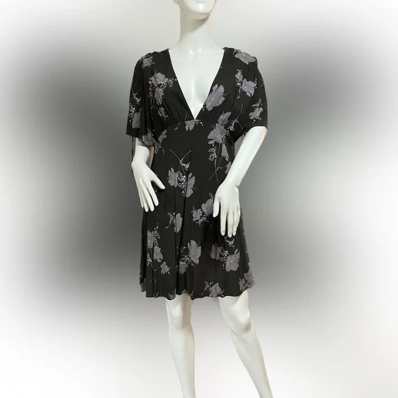 Free People | Dresses | Free People Melanie Womens Floral Print Fit Flare  Dress Size Like New | Poshmark